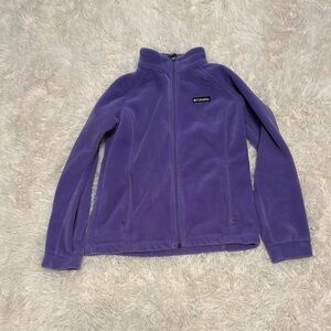 Like New Girl’s Columbia Purple Fleece Jacket